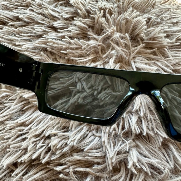 OFF-WHITE Black Embellished Sunglasses - Picture 11 of 14